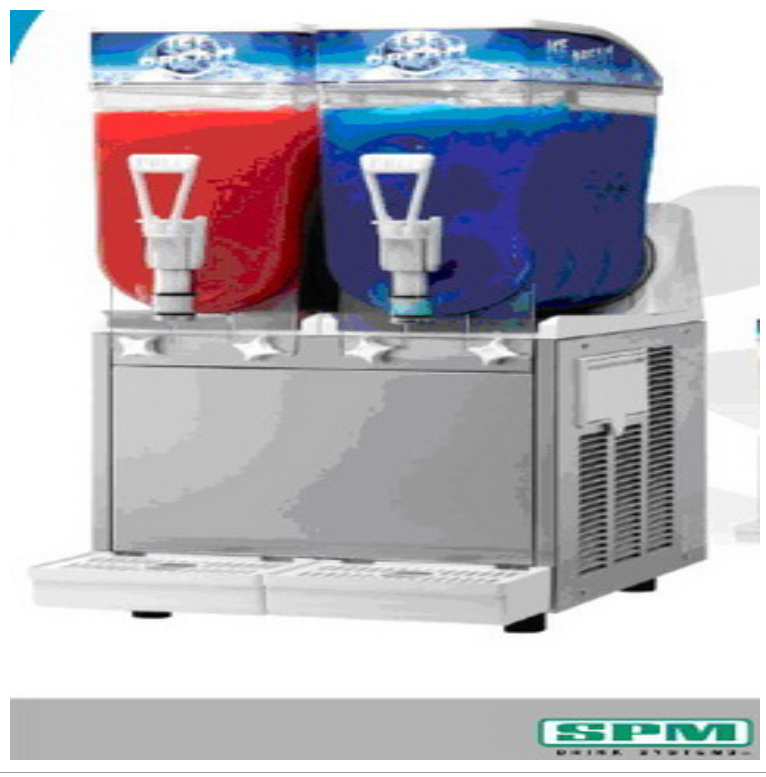 DEE52-เครื่องผลิตน้ำหวานชนิดเกล็ดน้ำแข็งแบบไม่มีก๊าซSLUSH MACHINE ของSPM รุ่นID-2.2 ส่งฟรีถึงที่ทั่วประเทศ