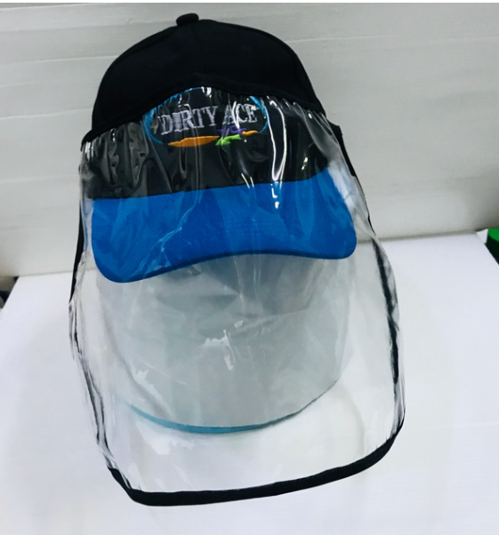 MW94-หมวกกันไวรัส หมวกกันเชื้อโรค เป็นหมวกแก๊ป ถอดได้