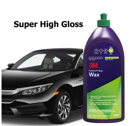 AC179-3Mน้ำยาแว๊กเงาสูงสุดPerfect-it Canuba Boat Wax 36113 1ลิตร