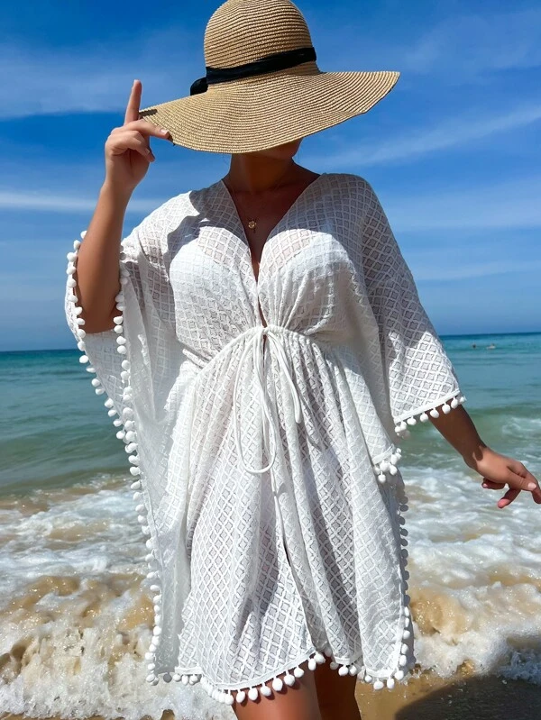 กิโมโน ปอมปอม ตัดแต่ง เชือกรูดที่เอว  mm-44