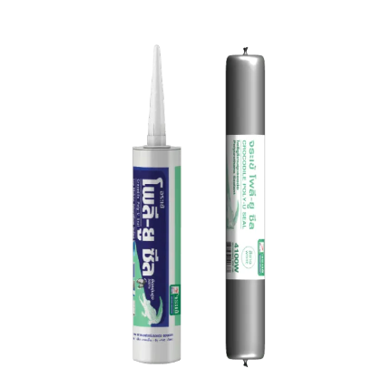 PO60-จระเข้ โพลียูซีล 310 ml สีขาว,สีเทา