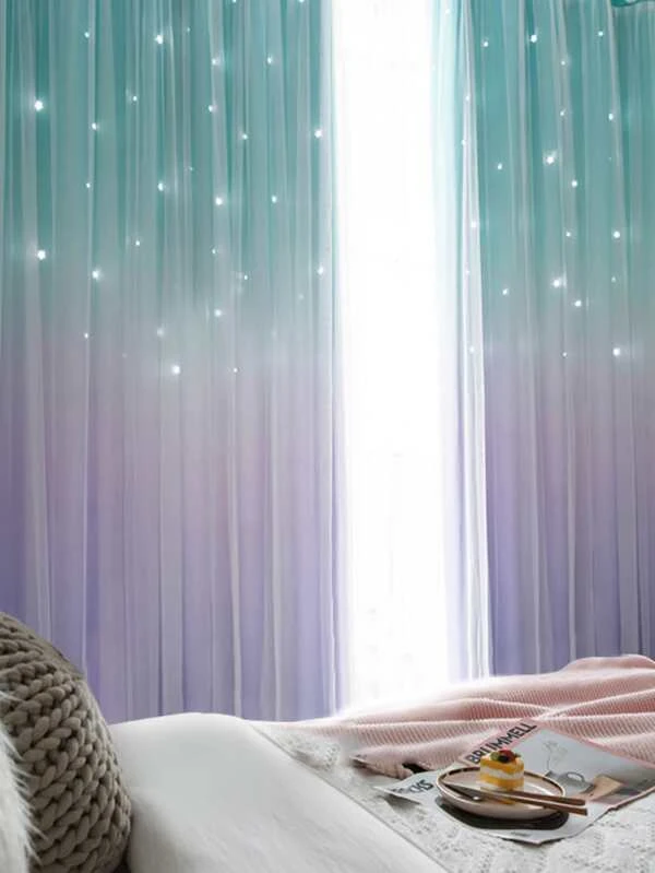 ผ้าม่าน สีออมแบร์  ผ180