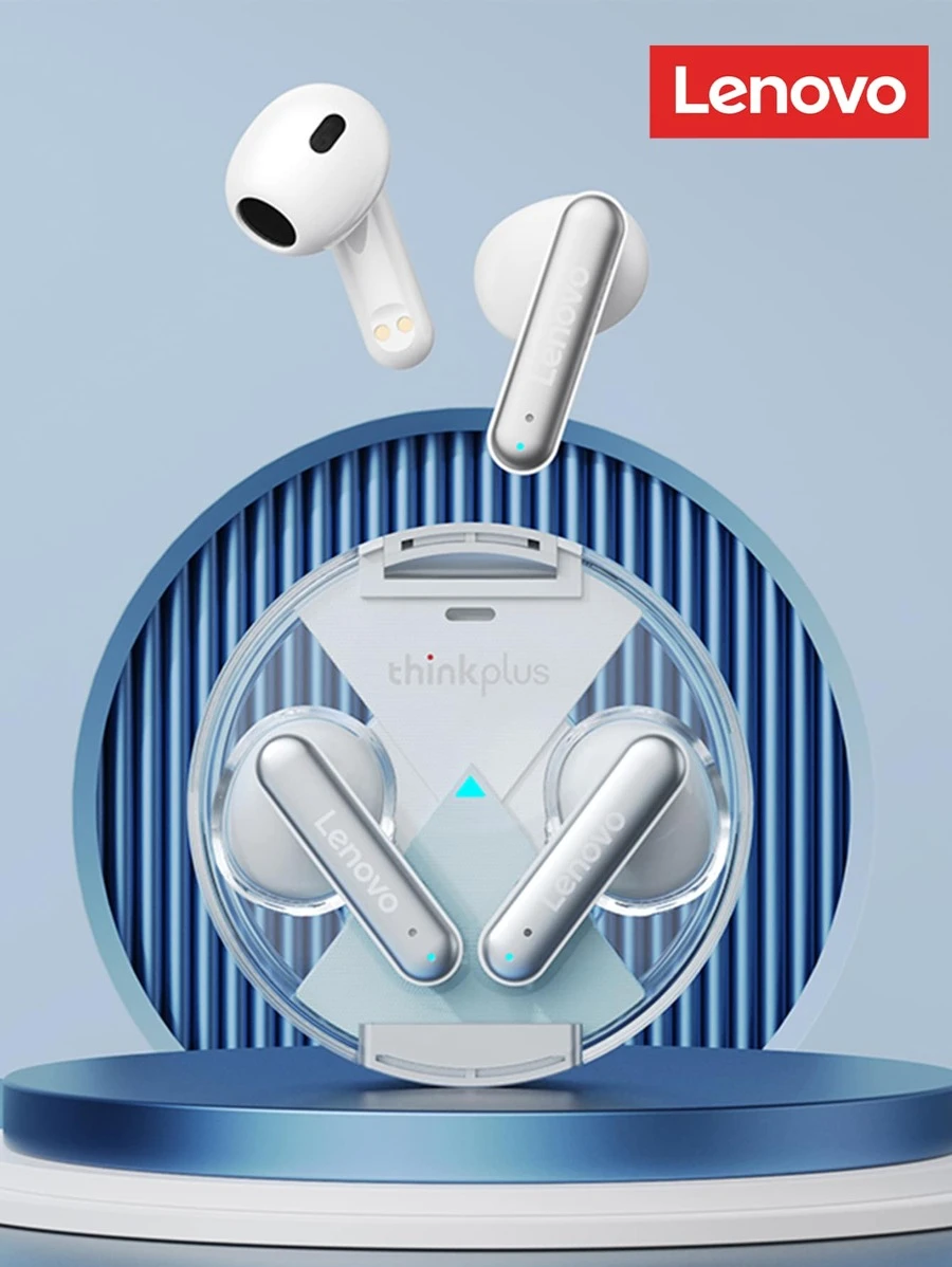 lenovo หูฟังไร้สาย ตัดเสียงรบกวน ใช้ร่วมกับ Bluetooth  dd-53