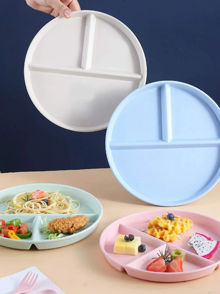 จาน 3 กริด สุ่ม 1 ชิ้น  ff-60