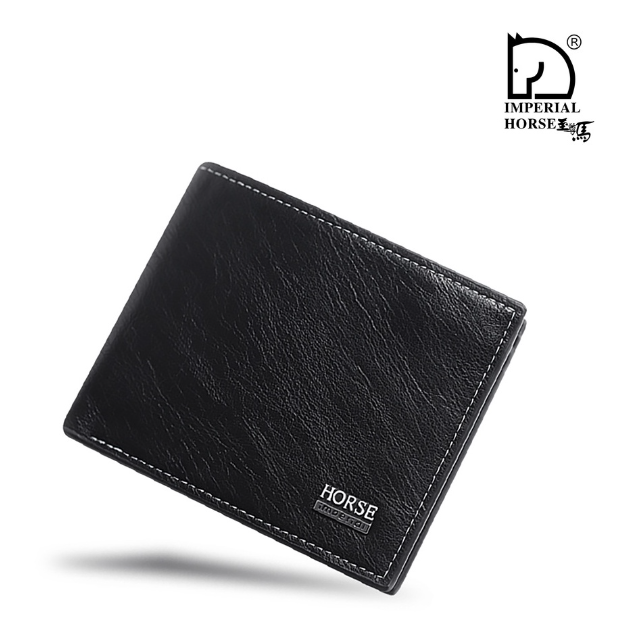 TOP83-Imperial Horse กระเป๋าสตางค์ใบสั้น พับเก็บได้ พร้อมกล่อง กระเป๋าสตางค์ผู้ชาย หนัง Pu สําหรับผู้ชาย P311-P315