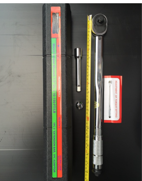 MW02-STAR ประแจปอนด์ ด้ามขันปอนด์ 1/2" ( 4 หุน) พร้อมด้ามต่อยาว 5" และอะแดปเตอร์แปลง 3 หุน