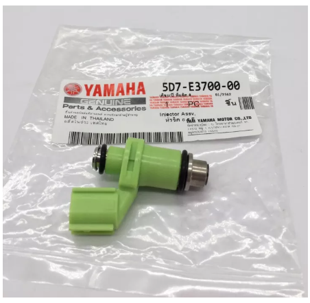 FU173-หัวฉีดน้ำมัน หัวฉีดน้ำมัน6รู สำหรับรุ่น YAMAHA FINO/MIO/R15/EXCITER เขียวอ่อน หัวฉีดยามาฮ่า (6รู 125cc) เกรดแท้โรงงาน อะไหล่มอร์เตอร์ไซค์