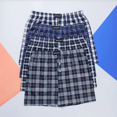 MH62-กางเกงบ๊อกเซอร์ แบรนด์Boocon (2ตัว) บ๊อกเซอร์ กางเกงผู้ชาย ใส่สบาย ระบายอากาศได้ดี