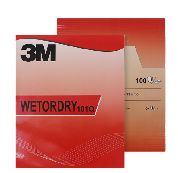 AC104-3M (10 แผ่น) 101Q กระดาษทรายน้ำ Wetordry Sandpaper ขนาด 9"x11"