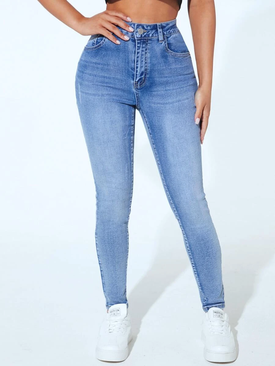 กางเกงยีนส์ สกินนี่ หนวดแมว ee-70