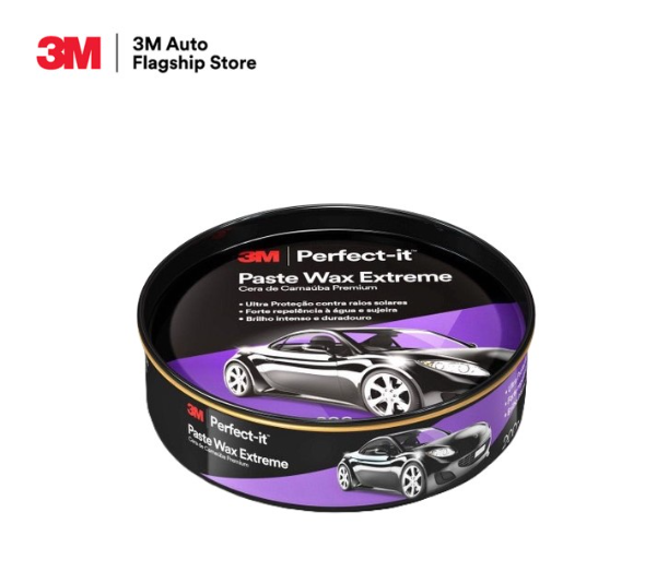 GX237-3M ขี้ผึ้งเคลือบเงาสีรถ PERFECT-IT PASTE WAX EXTREME สูตรคานูบา ขนาด 200 กรัม