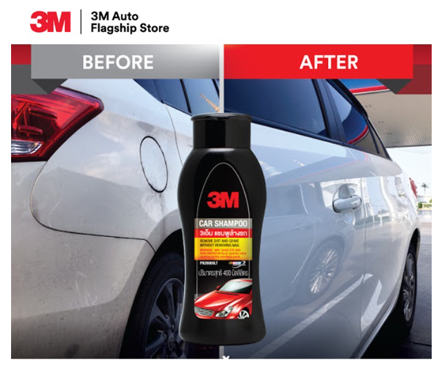 GX232-3M Set แชมพูล้างรถ Car Shampoo 400ml. PN39000LT + PN39034LT + PN39040LT + PN39042LT + PN08898T(200ml.) + คานูบา PN39526LT