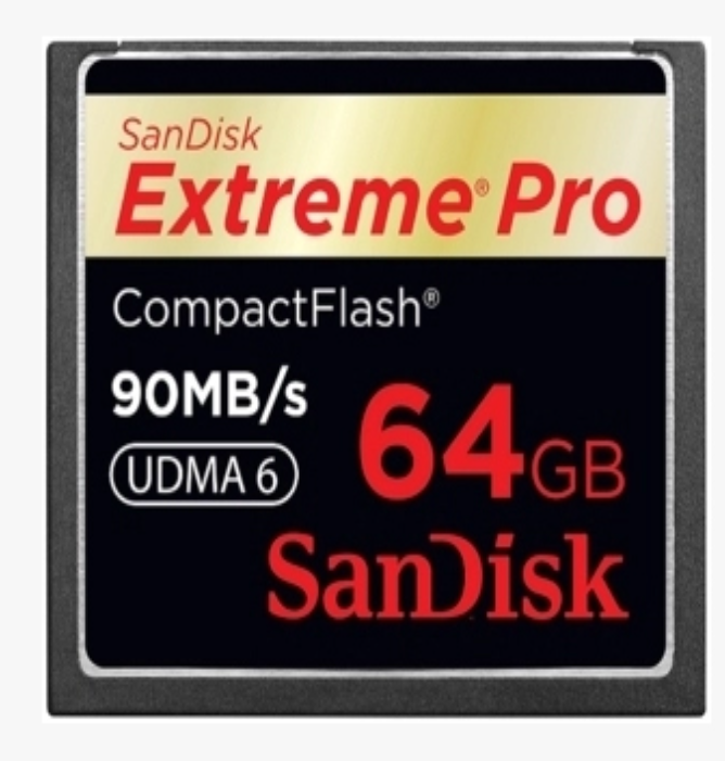 B55-SanDisk Extreme pro 64GB. Compack Flash Memory