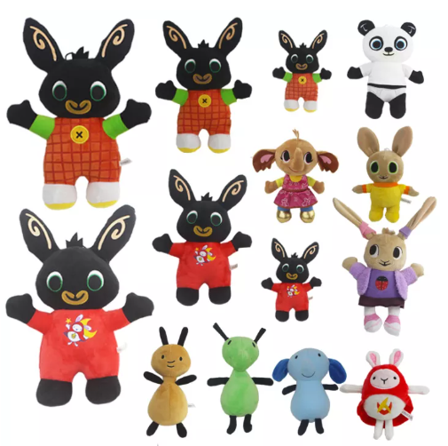 N31-Bingrabbit 1ชิ้น20-35เซนติเมตรน่ารัก Bingrabbit และเพื่อนของเขาแพนด้ากระต่ายเสื้อคลุมกระต่ายปัดช้างตุ๊กตาตุ๊กตาของเล่นนุ่มยัดไส้สัตว์ของเล่นสำหรับเด็กของขวัญเด็ก