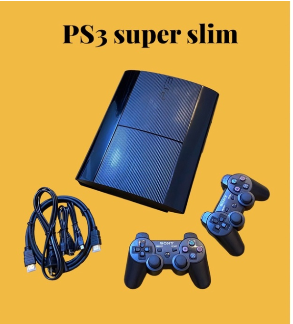 ROM81-ps3 super slim แถม 2 จอยแท้ แปลงแล้วลงเกมส์เต็มฮาร์ดดิส อ่านแผ่นได้ปกติ สวยทั้งชุด