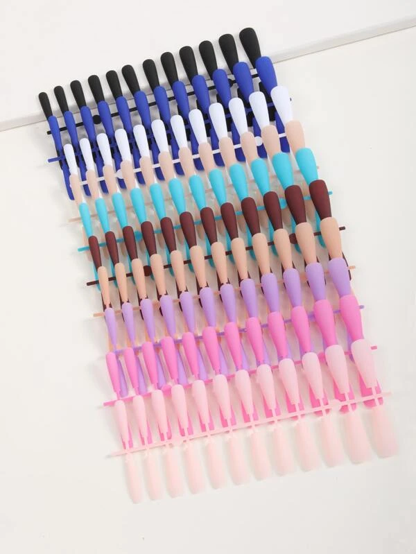 เล็บปลอม ทรงคอฟฟิน ยาว 240 ชิ้น ค-40