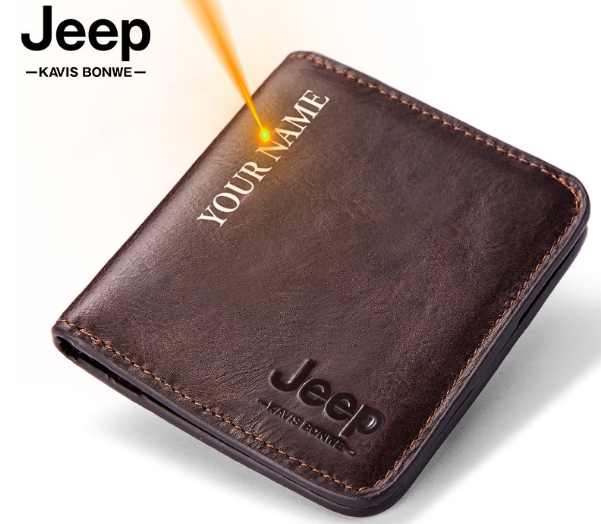 RAY90-Humerpaul กระเป๋าสตางค์ หนังแท้ มีซิป แบบบาง ลายวัว สําหรับผู้ชาย