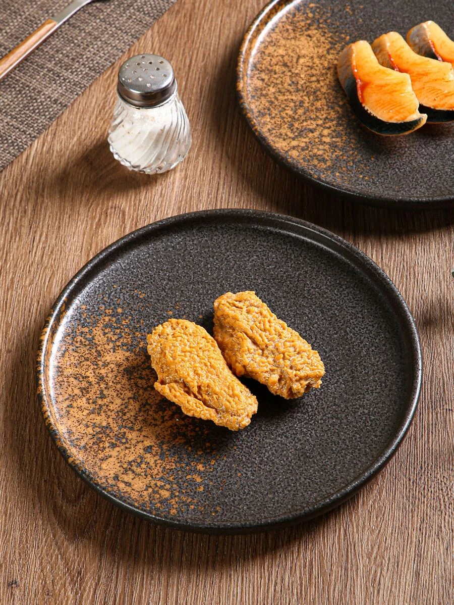 จาน กลม พอร์ซเลน 1 ชิ้น  ff-20