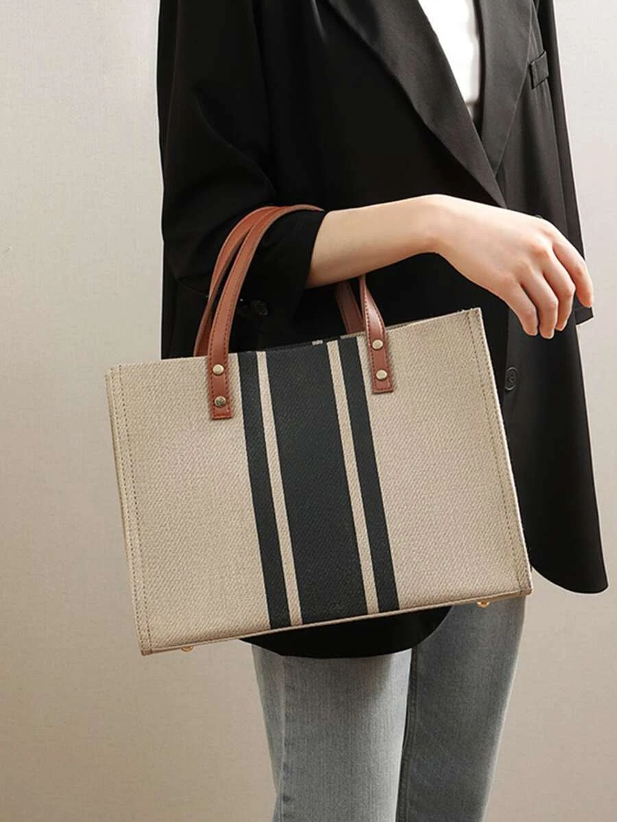 ท็อป ทูโทน ด้ามจับ กระเป๋า v-4