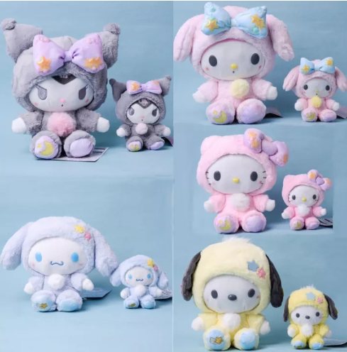 KID65-COD 10/20CM Sanrio Cinnamoroll Kuromi HelloKitty Pochacco Mymelody ตุ๊กตานุ่ม รูปการ์ตูน จี้ห้อยกระเป๋า