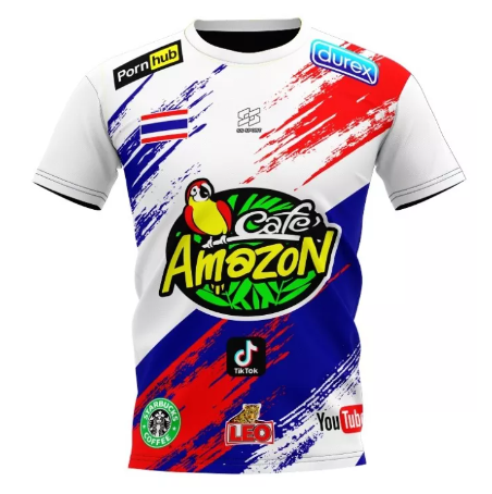 VIC56-เสื้อพิมพ์่ลาย SS-003 คมชัด สีสด ลายอเมซอล