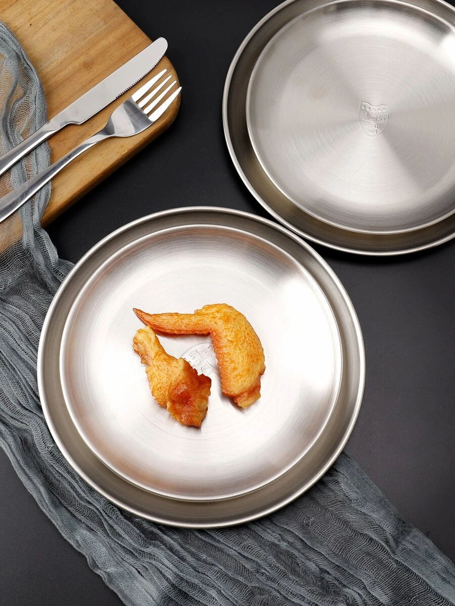 จาน สแตนเลส 1 ชิ้น  ff-53