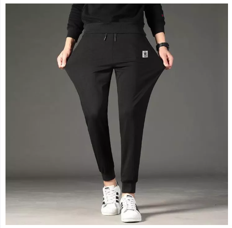 FJ74-รูปแบบใหม่กางเกงลำลองไซค์ใหญ่ขายาวผู้ชายผ้าดีมีL-5XLราคาถูกเหมาะสำหรับชายและหญิงที่มีโรคอ้วนในช่องท้อง