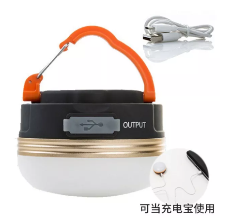 ROB71-โคมไฟตั้งแคมป์ ไฟเต้นท์ ขนาด 50x69 mm.เดินป่า แคมป์ปิ้ง camping โคมไฟแบบพกพา LED USB ชาร์จ