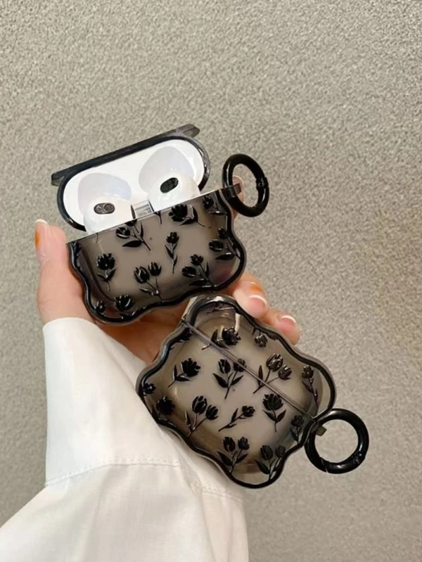 เคส หูฟัง ลายดอกไม้ e-05