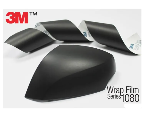 AC227-ฟิล์มกันรอย 3M Wrap Film series 2080 M12 สติ๊กเกอร์ติดรถ สีดำด้าน อุปกรณ์แต่งรถ สติ๊กเกอร์รถ สติ๊กเกอรติดรถ โลโก้มอไซค์ โลโก้รถยนต์ ฟิล์มกรองแสง สติ๊กเกอร์ตกแต่งรถ สติ๊กเกอร์คำเตือน สติ๊กเกอร์สะ
