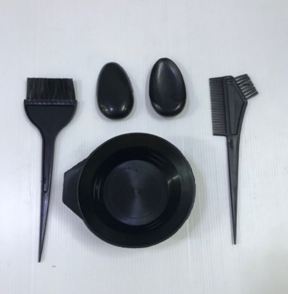 MW183-ชุดอุปกรณ์ย้อมผม มี 5 ชิ้น ถ้วยย้อมผม แถมฟรี ถุงมือพลาสติก 2 ชิ้น