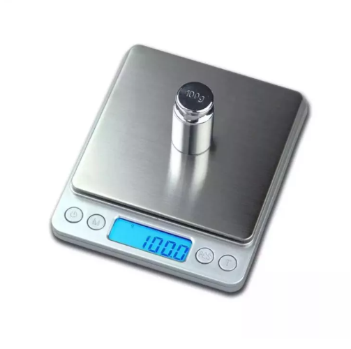 KIT55-เครื่องชั่งน้ำหนักดิจิตอล ชั่งได้ 2000 กรัม ทศนิยม 1 จุด 0.1 หน้าจอ LED BLACK LIGHT ชั่งทอง ชั่งเพชร ชั่งแป้ง ชั่งอาหาร Kitchen Scale Digital Scale Scale ตาชั่งดิจิตอล แบบพกพา เครื่องชั่ง ตาชั่ง