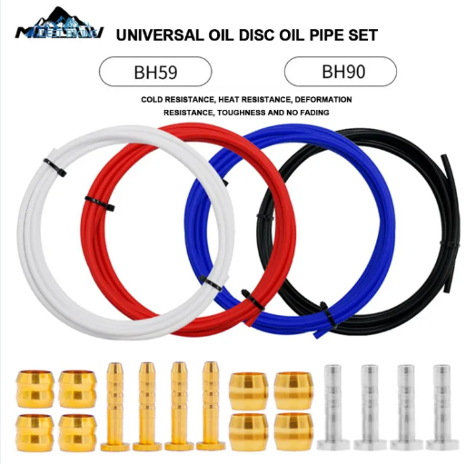 DK61-มอต SUV BH59/BH90 2.5M สายเบรกจักรยาน,สายเบรคไฮดรอลิคหัวมะกอกขนาด5มม. ชุดสายท่อน้ำมันชุดดิสก์เบรกไฮดรอลิกจักรยานมีสินค้าในสต็อก