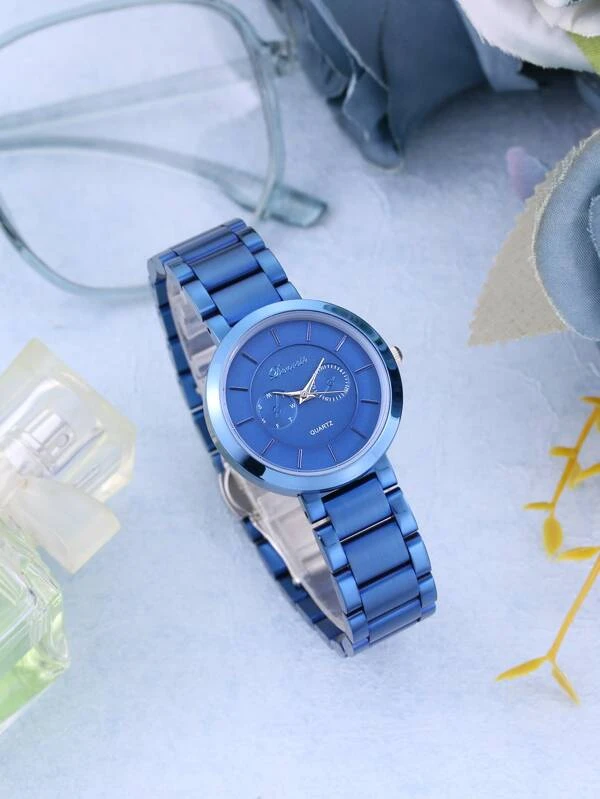 นาฬิกาควอทซ์ ตัวชี้ แบบกลม น-100