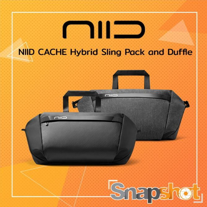 (ป#003) กระเป๋า NIID CACHE Hybrid Sling Pack and Duffel กระเป๋าที่ได้รับการระดมทุนใน Kickstarter ของแท้