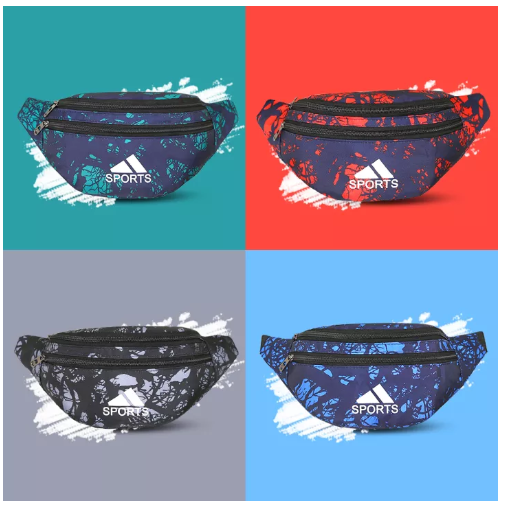 BAG76-Citadel (B-588) กระเป๋าคาดอก คาดเอว กระเป๋าผู้ชาย สปอร์ต แฟชั่น ลายสวย เท่ห์ มีซิป 3 ช่อง