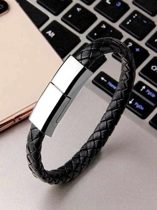 สายเคเบิ้ล 1 ชิ้น งานทอ Type-C  b-12