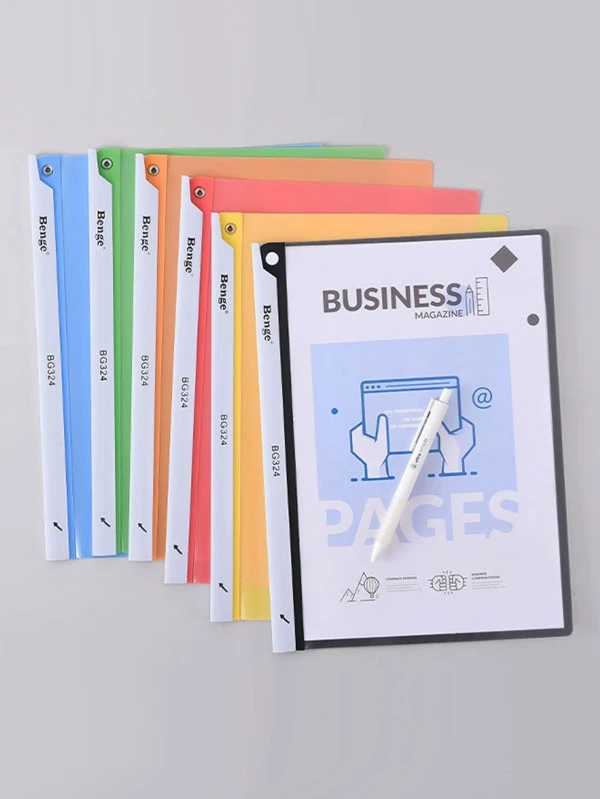 แฟ้มเก็บเอกสาร 1 ชิ้น หลากสี f-48