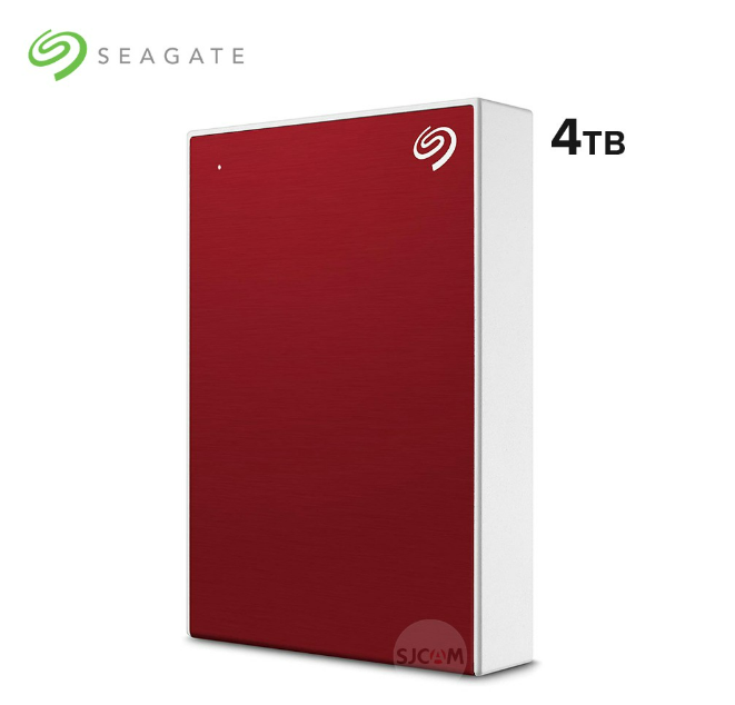 ก13 Seagate Backup Plus Portable 4TB สีแดง ฮาร์ดดิสก์แบบพกพา HDD USB3 (STHP4000403) Read 5 Gbps External Harddisk ประกัน 3ปี