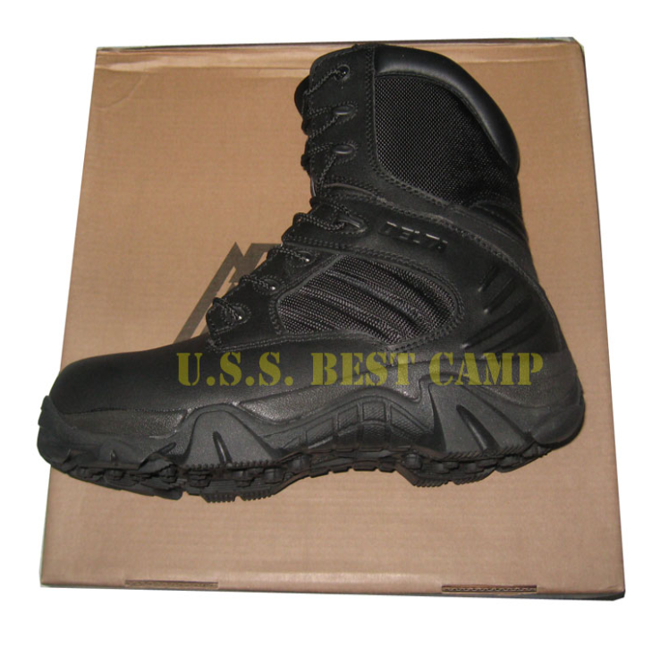 MAN05-DELTA HI ZIPPER BLACK (รองเท้าบูตเดลต้าสีดำ)