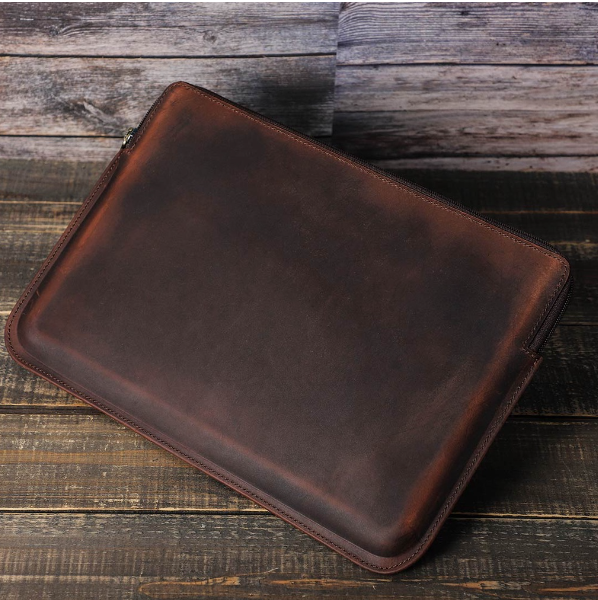 HU99-CONTACTS FAMILY กระเป๋าหนังวัวแท้ ใส่แล็ปท็อป โน้ตบุ๊ก สําหรับ Macbook Air Pro 13 . 3 Lenovo Asus Acer Dell HP 13 15 นิ้ว