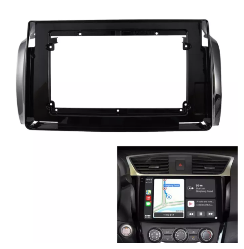 JN79-10.1 Inch Car Radio Fascia for Nissan Sylphy Sentra 2012-2017 Dashboard Installation Trim Kit Frame Stereo Panel