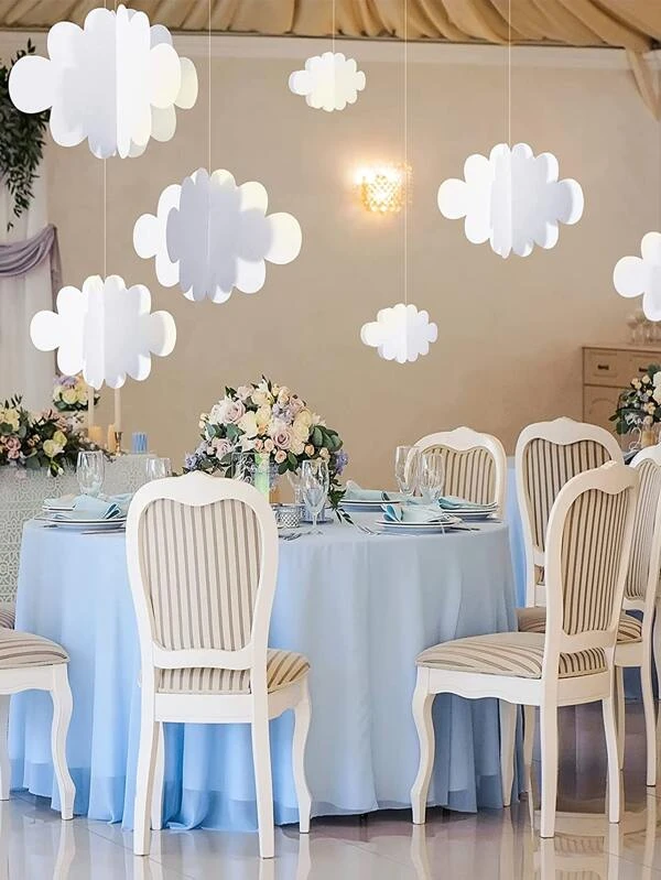 ของตกแต่ง การออกแบบ เมฆ แขวน 8 ชิ้น p-65