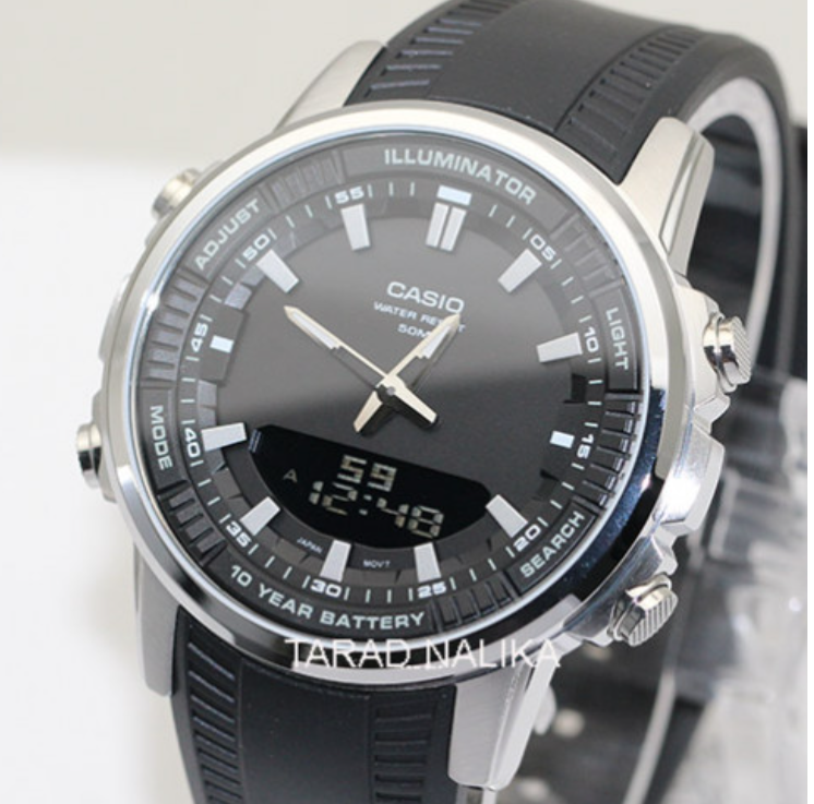 H37-นาฬิกา CASIO 2 ระบบ รุ่น AMW-880-1AVDF (ประกัน cmg)