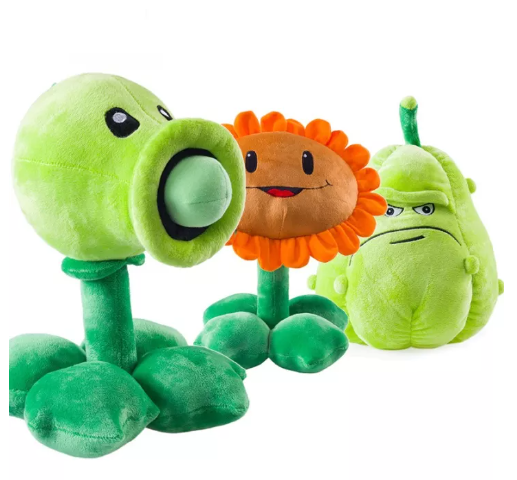 N54-1 ชิ้นP Lants Vs Z Ombies PVZของเล่นตุ๊กตา 30 เซนติเมตรน่ารักถั่วShooterดอกทานตะวันสควอชPlush Softยัดไส้ของเล่นตุ๊กตาสำหรับเด็กของขวัญคริสต์มาส