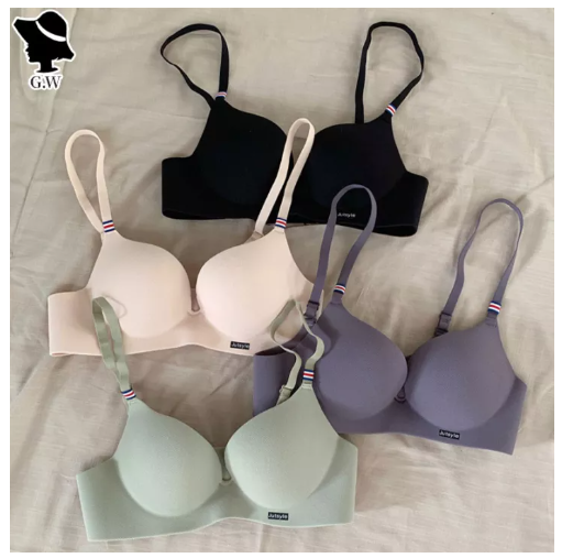 BRA24 GW เสื้อชั้นในไร้โครง ไร้รอยต่อสไตล์อังกฤษ สายสามารถปรับได้ ชุดชั้นใน bra เสื้อในวาโก้ เสื้อในเซ็กซี่ เสื้อในดันนมโต สวมใส่สบาย ชุดชั้นในหญิง เสื้อใน
