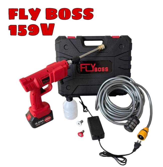 M-05 ปืนอัดฉีดแรงดันสูงไร้สาย FLYBOSS 159v 6000mAh