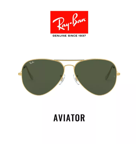 (ว#049) Ray-Ban Aviator large metal II - RB3026 L2846 - size 62
