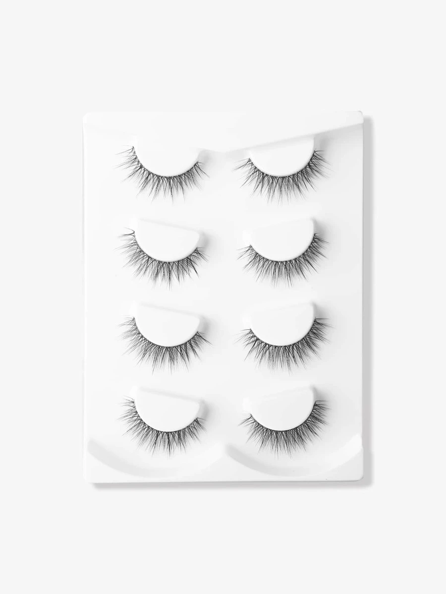 ขนตาปลอม ตาแมว 4คู่ h-24