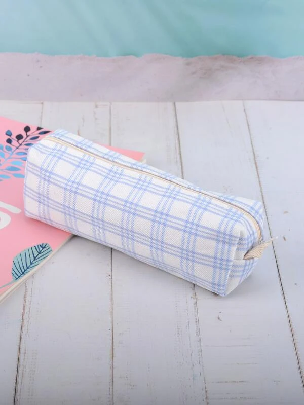 กล่องดินสอ ลายสก็อต  g-79